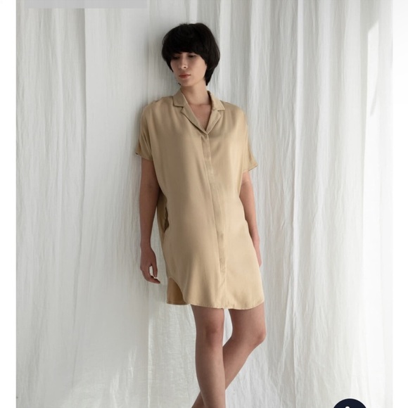 Oak + Fort Button Up Shirt Dress - Picture 4 of 5